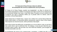 Consejo de la Prensa rechaza levantar secreto de periodistas