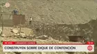 Construyen casas en dique de quebrada California en Lurigancho Chosica