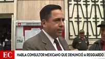 Mexicano denuncia a Reggiardo por incumplimiento de pago de contrato. Foto: captura de TV