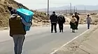 Carretera Puno - Desaguadero continúa bloqueada