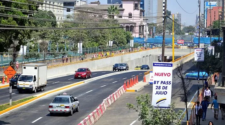 Bypass de 28 de Julio. Foto: Andina Bypass de 28 de Julio. Foto: Andina