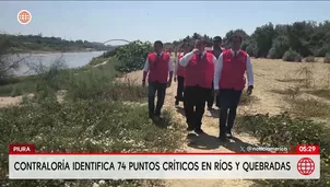 Contraloría detecta 74 puntos críticos en Piura. Foto y video: América Noticias