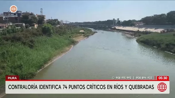 Contraloría detecta 74 puntos críticos en Piura. Foto: América Noticias Contraloría detecta 74 puntos críticos en Piura. Foto: América Noticias