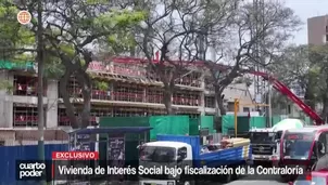 Proyectos de viviendas de interés social en Lima exceden los pisos permitidos y no cumplen requisitos legales, según la Contraloría. Video: Cuarto Poder