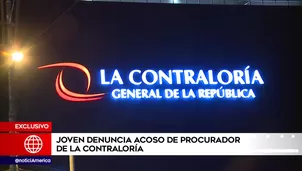 Presunto acoso en la Contraloría de la República. Foto: América Noticias