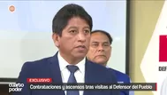 Contrataciones y ascensos tras visitas al Defensor del Pueblo
