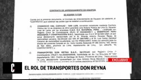 El factor Transportes Don Reyna en la investigación da luces sobre el manejo de dinero. Foto: Cuarto Poder