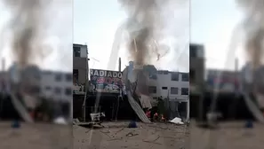 Incendio ocurrió en Puente Piedra. Foto: Canal N