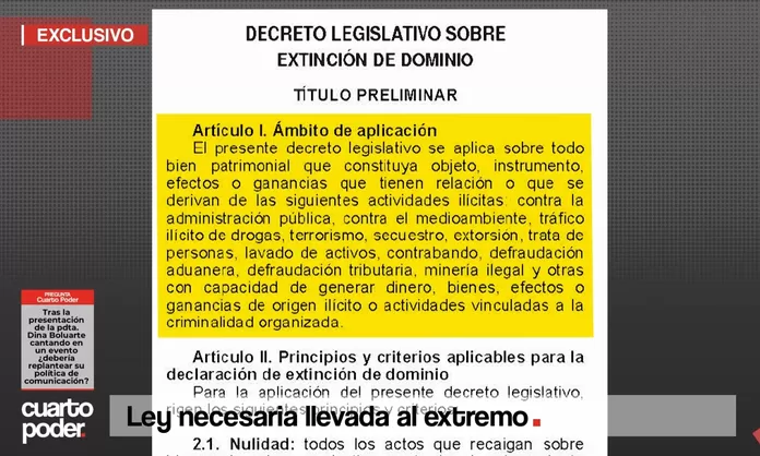 El uso y abuso de la ley de extinción de dominio