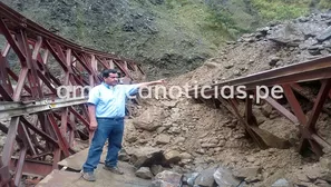 La Convención: 7 mil habitantes quedaron aislados tras colapso de puente Mesacancha. Foto: Dante Aguilar/América Noticias