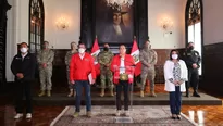 Pronunciamiento del Ejecutivo. Foto: Presidencia Perú