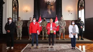 Pronunciamiento del Ejecutivo. Foto: Presidencia Perú