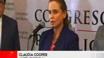 Claudia Cooper, ministra de Economía y Finanzas