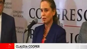 Claudia Cooper, ministra de Economía y Finanzas