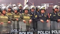 Cerca de 6 mil efectivos resguardarán los alrededores del Estadio Monumental. Foto y video: América Noticias