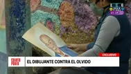 Coronavirus: Conoce al artista que dibuja a los fallecidos del Cerro San Cristóbal