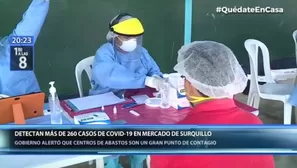 Las autoridades sanitarias realizaron el test rápido a 631 comerciantes