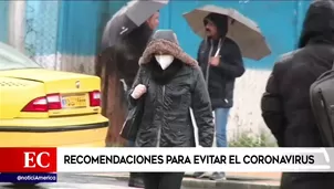 Recomendaciones sobre coronavirus. América Noticias