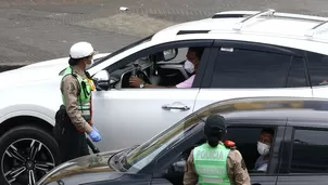 Intervención policial durante estado de emergencia. Foto referencial: Andina