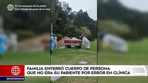 El señor Hinostroza señaló que no le permitieron ver el cadáver de su madre