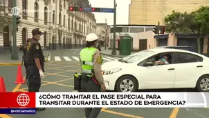 Entregarán salvoconductos a vehículos autorizados. América Noticias