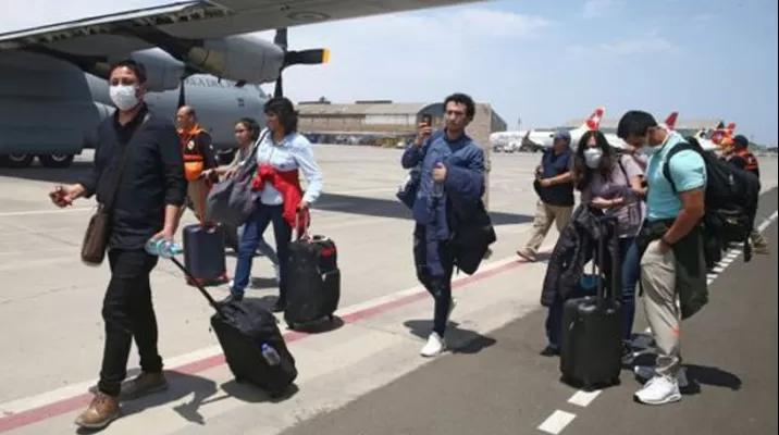 Peruano repatriados. Foto referencial: Andina / Difusión Peruano repatriados. Foto referencial: Andina / Difusión