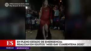 Concurso Miss Gay Cuarentena 2020.