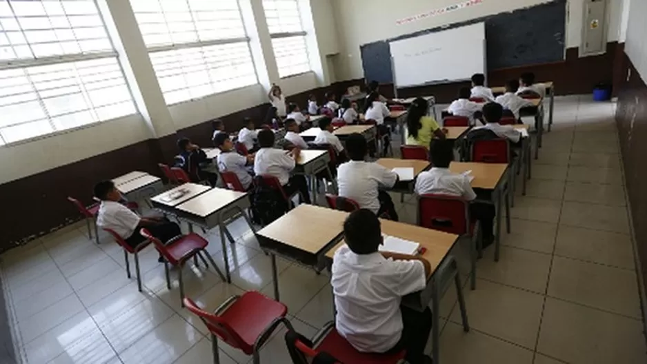 Clases escolares se suspendieron hasta el 30 de marzo por coronavirus. Foto: Andina