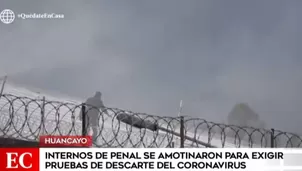 Penal de Huancayo. Foto-Video: América Noticias 