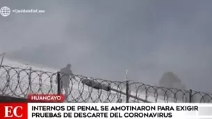 Penal de Huancayo. Foto-Video: América Noticias 