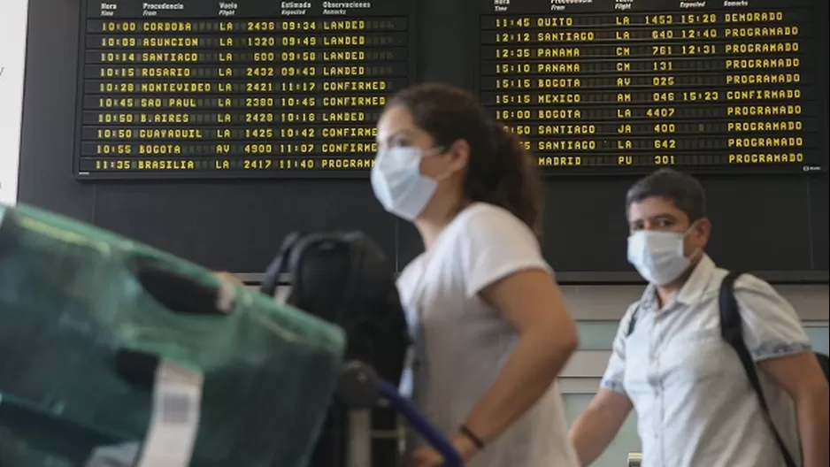 Aeropuerto Internacional Jorge Chávez. Foto referencial: Andina