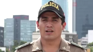 Elvis Miranda, suboficial PNP. Foto: captura de video / Video: Twitter Ministerio del Interior.