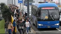 Bus de transporte urbano. Foto referencial: Andina