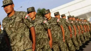 Mindef aclaró que licenciados de FF.AA. son jóvenes que culminaron su servicio militar. Foto referencial: Federación de Periodis