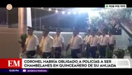 Coronel habría obligado a policías a ser chambelanes en fiesta