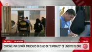 Coronel PNP estaría implicado en caso de "cambiazo" de lingote de oro