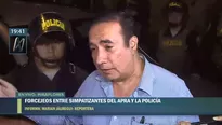 Alan García responsabilizó a Martín Vizcarra. Foto: captura de TV