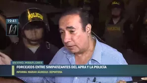 Alan García responsabilizó a Martín Vizcarra. Foto: captura de TV