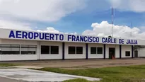 Aeropuerto Francisco Carle de Jauja permanecerá cerrado unos días de manera temporal / Foto: Gobierno del Perú