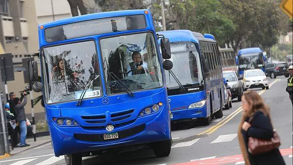 El representante de Ecoexpress finalmente indic&oacute; que no hay marcha / Foto: archivo El Comercio