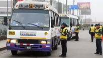 Conductores fueron sancionados por incumplir reglas. Foto: Municipalidad de Lima