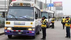 Conductores fueron sancionados por incumplir reglas. Foto: Municipalidad de Lima