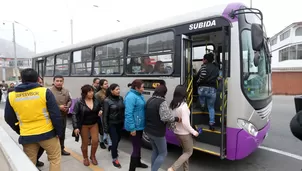 Corredor San Juan de Lurigancho llegará al Cercado de Lima. Foto: Andina