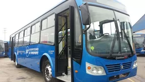 Bus del corredor azul. Foto: archivo El Comercio