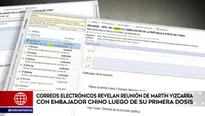 El reporte de visitas del Despacho Presidencial confirma que el 19 de octubre fueron recibidos en ese lugar el embajador chino Liang Yu 