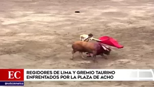 La Plaza de Acho se convertido en el escenario de un nuevo enfrentamiento. 