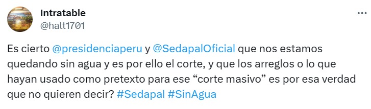 Corte de agua en Lima: Usuarios reaccionan ante el inicio de la suspensión del servicio