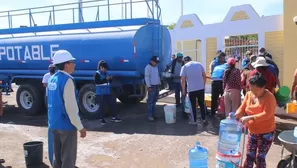 Sunass verificará las condiciones del abastecimiento alternativo y las rutas que realizarán los camiones cisterna. Video: Canal N