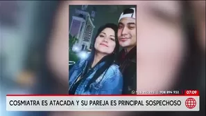 Cosmiatra permanece grave tras ser quemada por su pareja/ Video: América Noticias