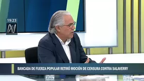 Gino Costa se refirió a Daniel Salaverry. Foto: captura de TV